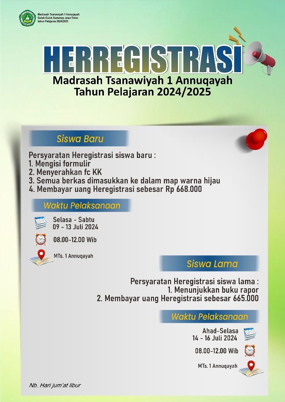 Siswa MTs 1 Annuqayah